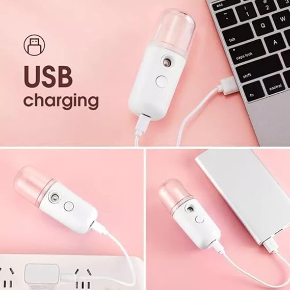 Portable Air Humidifier – USB Mini Cool Mist Diffuser